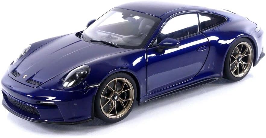 Norev Porsche 911 (992) GT3 Touring 2021 dunkelblau metallic Modellauto 1:18