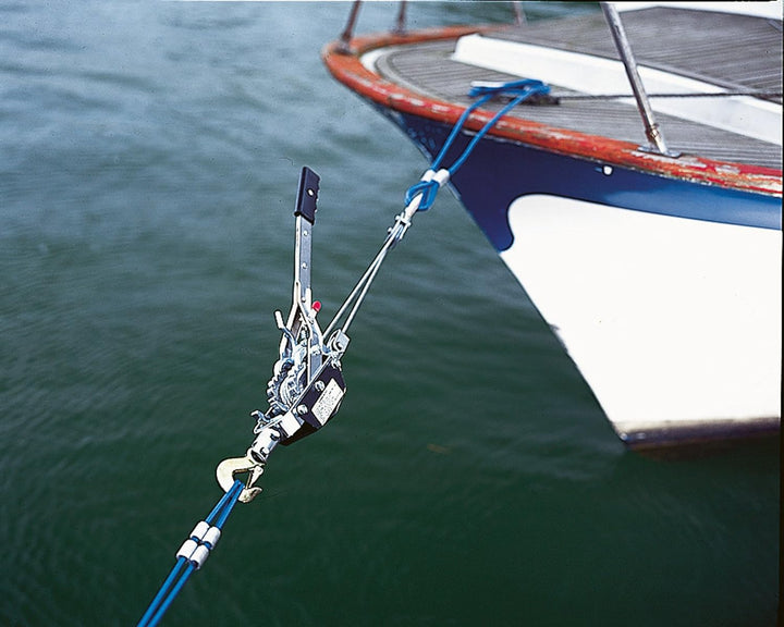 Kerbl 37117 Seilzug mit Ratsche 4 Tonnen Seil Ø 6 mm/3 m Tragfähigkeit : 4000 kg ohne Slackline Hard