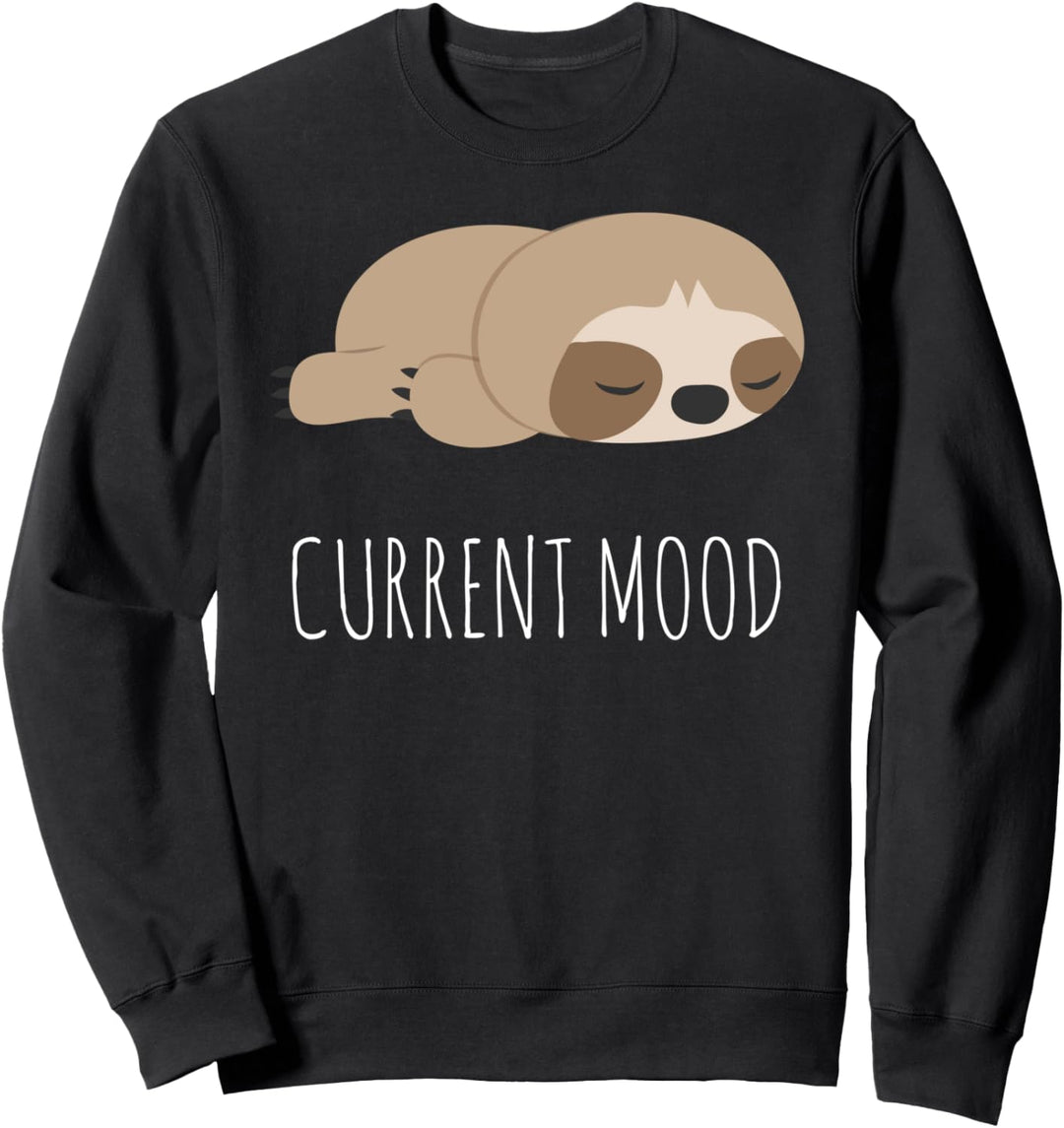 Lustige faule Trägheit Hemdträgheit gegenwärtige Stimmungs Sweatshirt