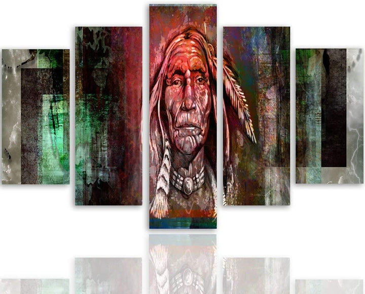 Feeby. Wandbild - 5 Teile - Deko Bilder, gedrucktes Bild, Deco Panel, Foto, Kunstdrucke, 5-Teilig, T