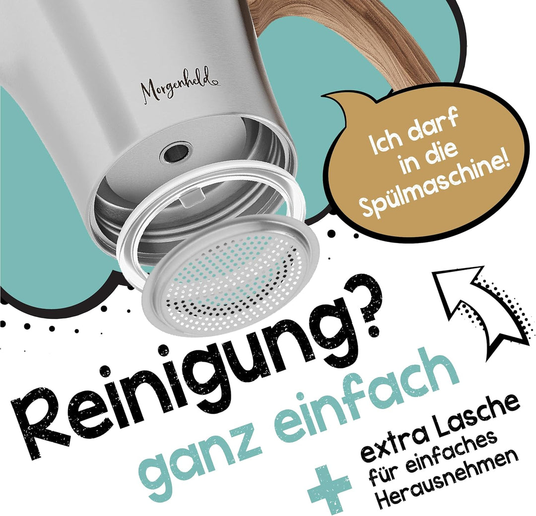 FLOW Premium Espressokocher aus Edelstahl 4 Tassen 200ml Induktion Espressokanne Espressomaker für z