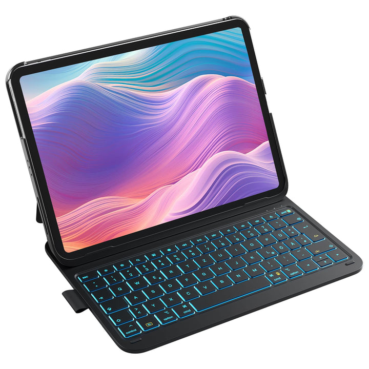 Inateck Ultraleichte Hülle mit Tastatur für iPad 10 Generation,iPad Air 6 11 Zoll 2024,iPad Air 5/4