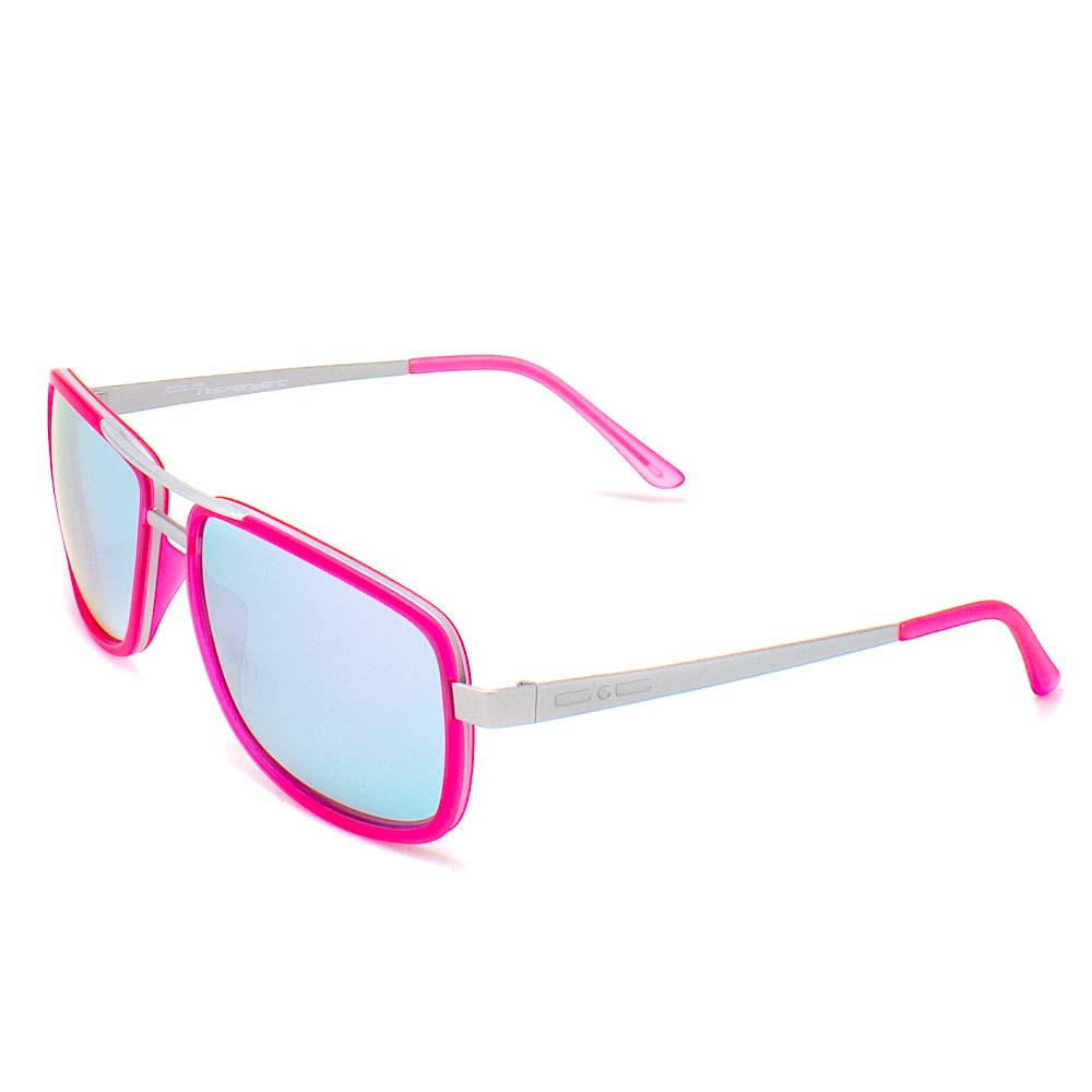 Italia Independent Unisex-Erwachsene 0071-018-000 Sonnenbrille, Pink (Rosa), 55.0