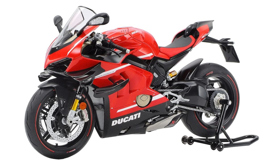 Tamiya 14140 1:12 Ducati Superleggera V4 - originalgetreue Nachbildung, Plastik Bausatz, Basteln, Mo