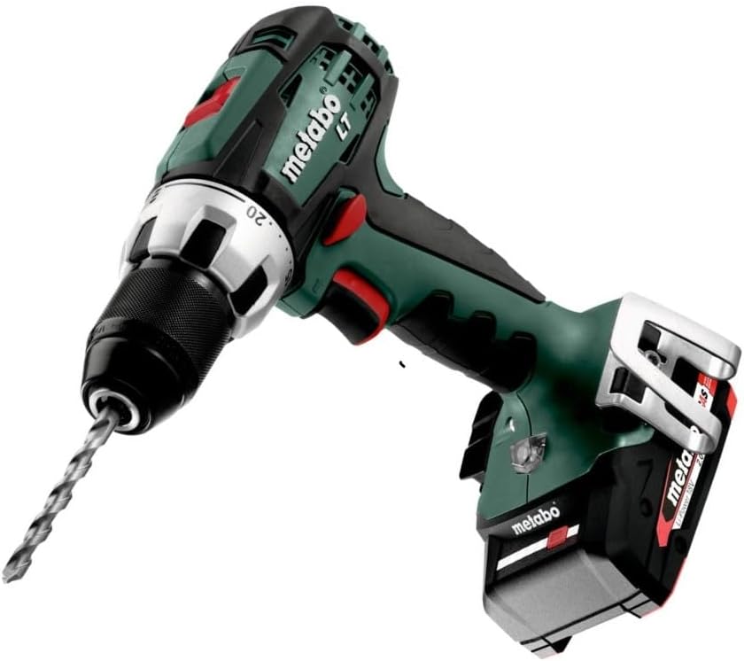 Metabo Akku-Bohrschrauber BS 18 LT Compact (602102530) 18V 2x Li-Ion; Ladegerät ASC 55; metaBOX 145,