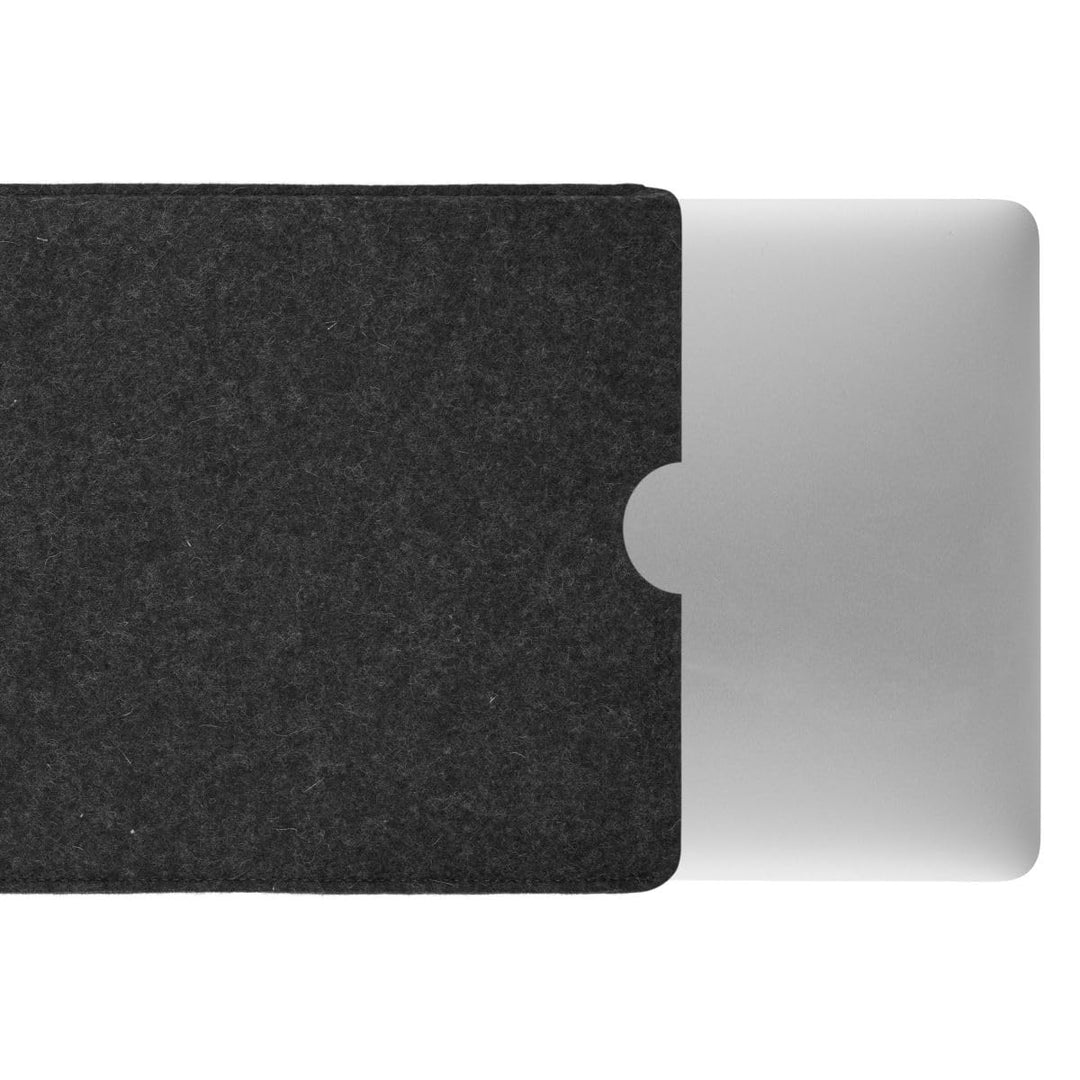 CoverKingz Filz Hülle für MacBook Air 15" / Pro 15" - Notebook Tasche handgefertigt aus Wollfilz - h