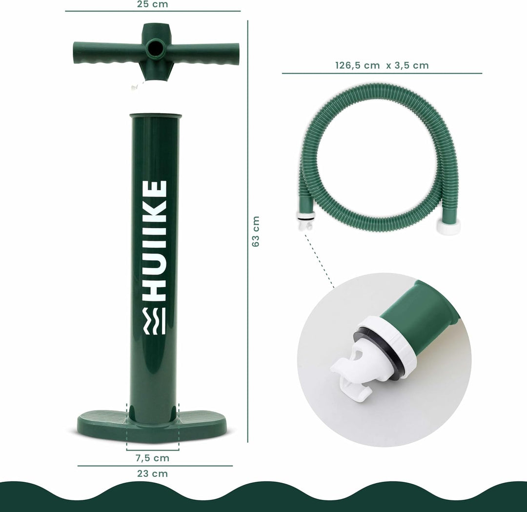 Sup Pumpe Doppelhub - HUIIKE | Pumpe Stand Up Paddle 15 PSI, Luftpumpe Sup Handpumpe Stabil | Handpu