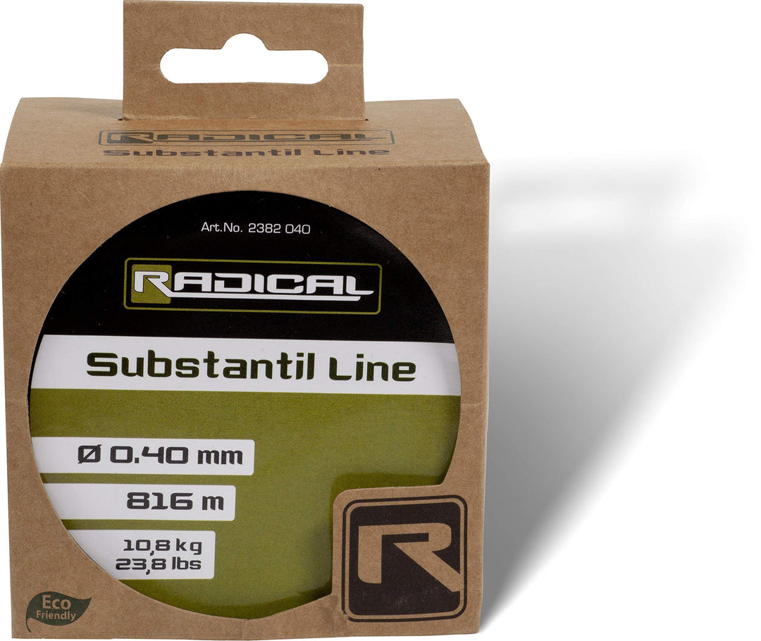 Radical Ø0,35mm Substantil Line 1065m 9,10kg,20,10lbs transparent grün, 1065 m