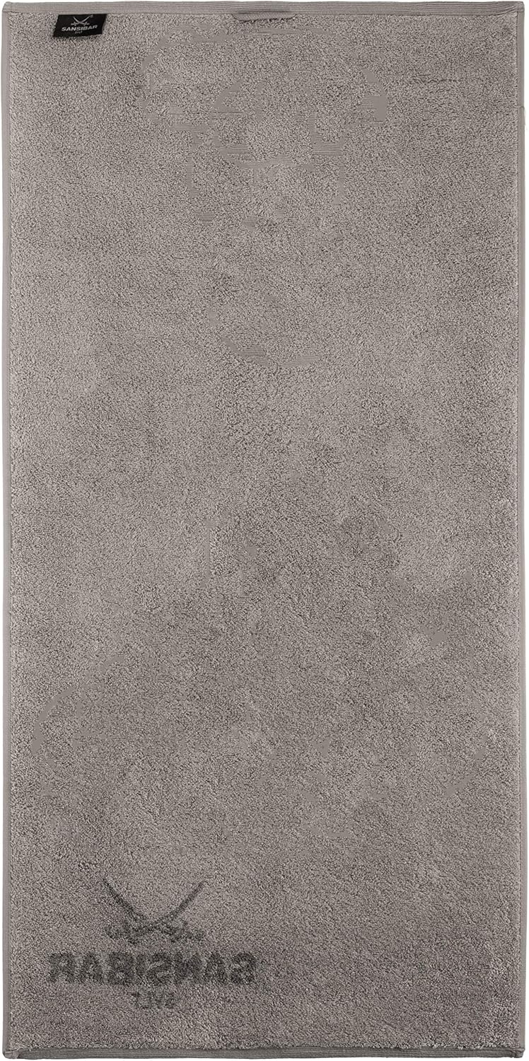 Sansibar Handtuch 2er Set 50x100 cm 100% Baumwolle Doubleface Frottiertuch Zweifarbig Anthrazit/Taup