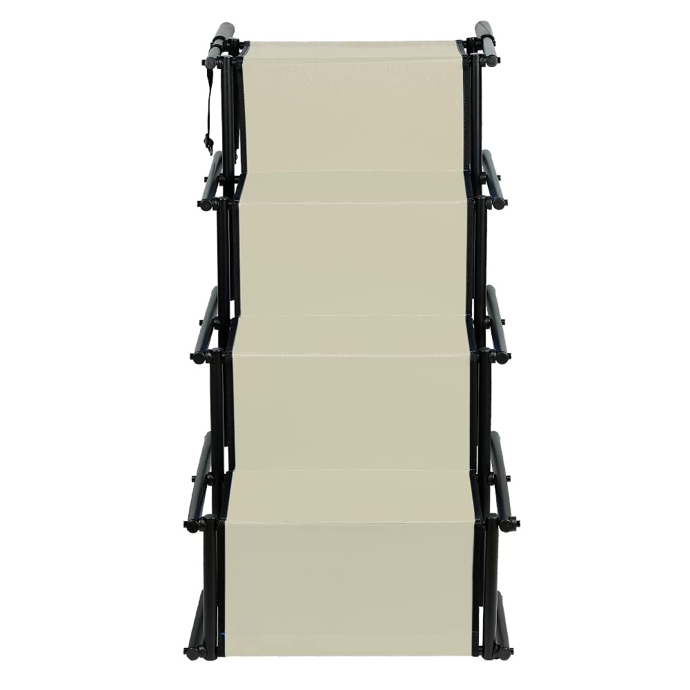 Hundetreppe Auto Klappbar, Gelenkschonende Hunderampe Auto Rampe für kleine & grosse Hunde, Bis 80 k