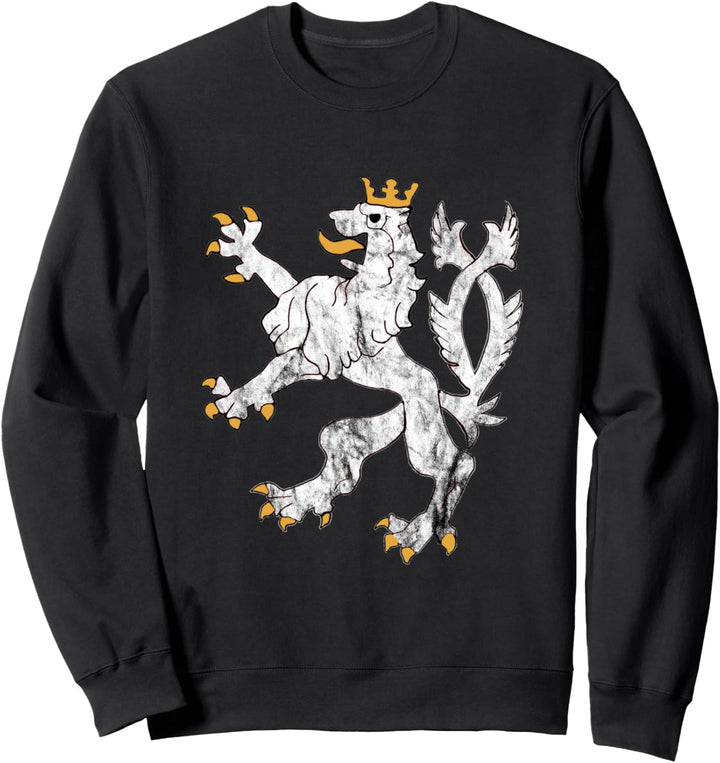 Tschechien Tschechischer Löwe Tscheche Czech Republic Stolz Sweatshirt