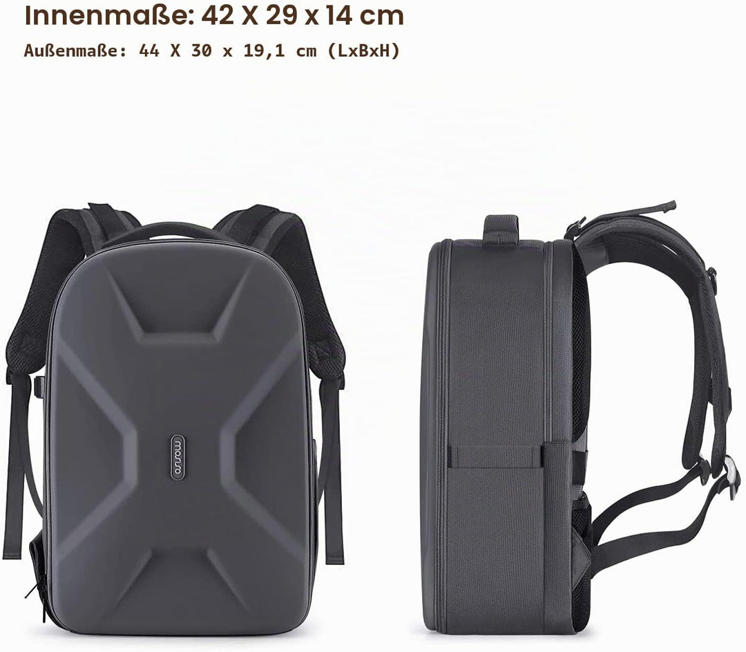 MOSISO Kamera Rucksack, DSLR/SLR/Spiegellose Fotografie Kameratasche 15-16 Zoll Wasserdichte Hartsch