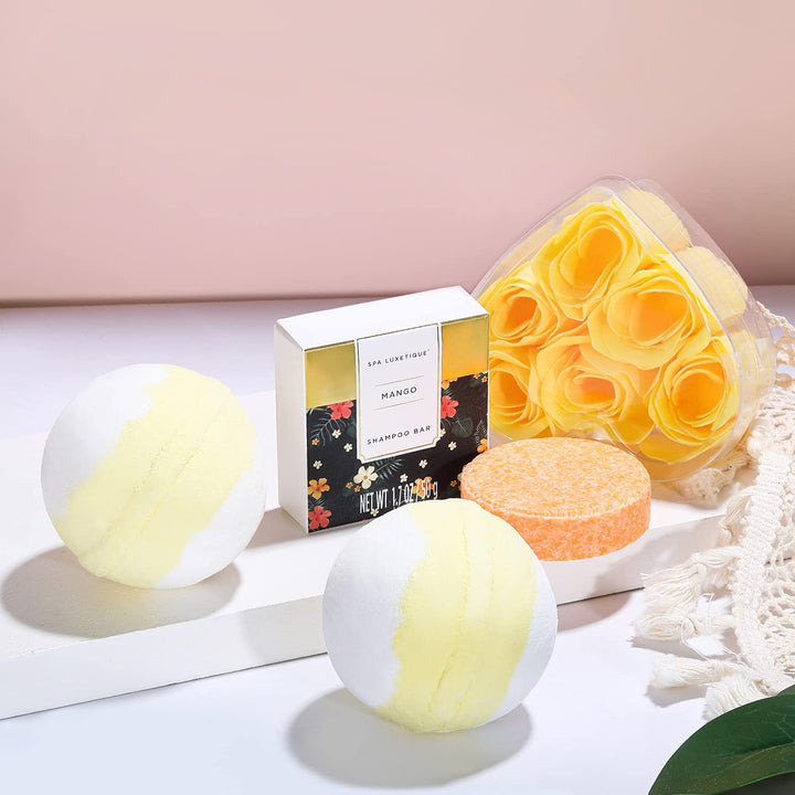 SPA LUXETIQUE Bade Spa Geschenkset für Damen-Beauty Wellness Set für Frauen,15tlg Geburtstagsgeschen