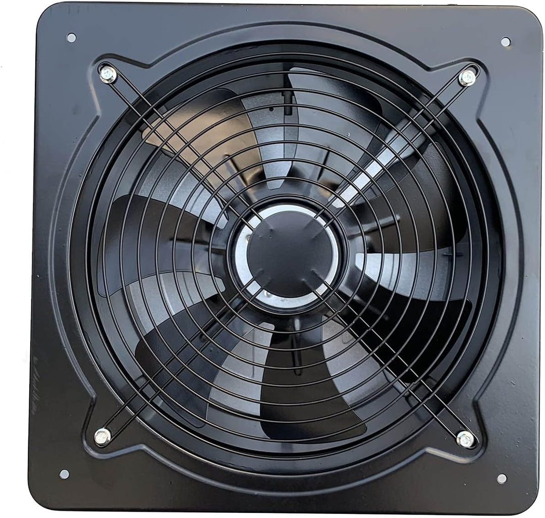 ECUTEE 250mm Abluftventilator Axiallüfter 100W 1850 m³/h Axialventilator 10" für Küche Bad Büro Werk