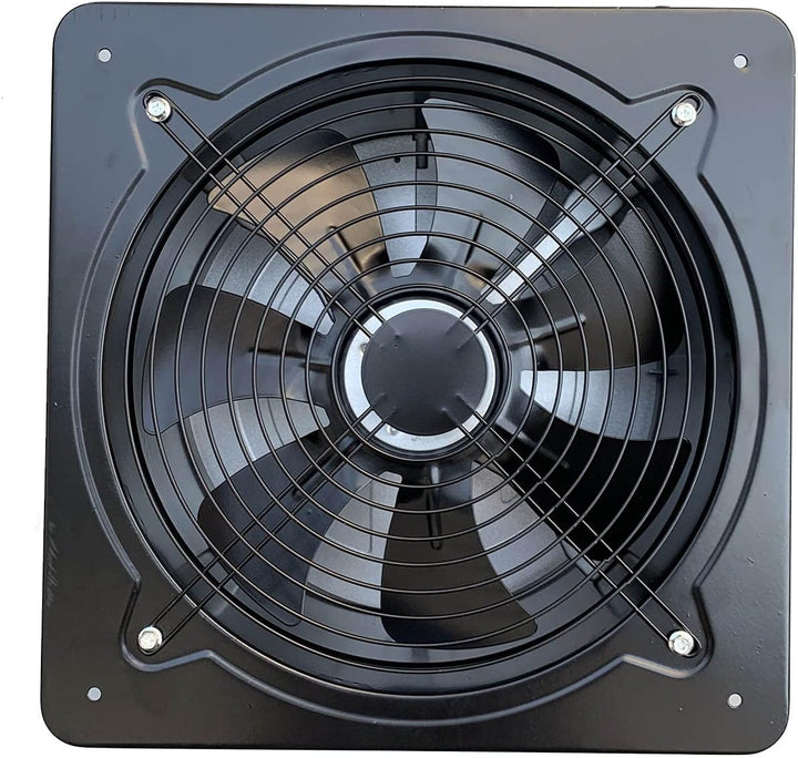 ECUTEE 250mm Abluftventilator Axiallüfter 100W 1850 m³/h Axialventilator 10" für Küche Bad Büro Werk