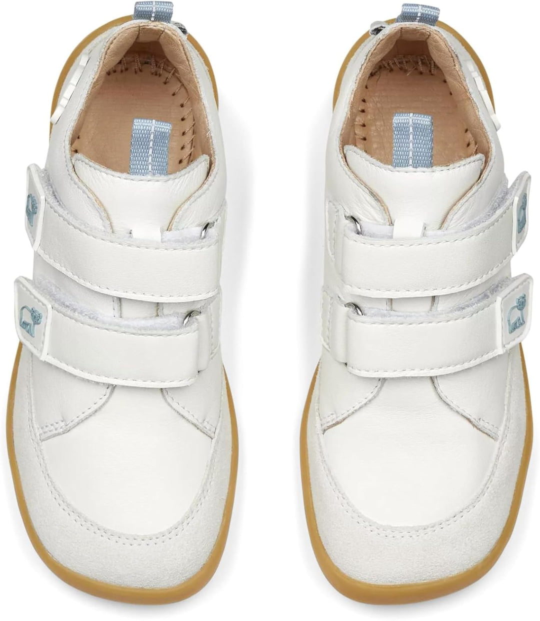 Affenzahn Barfussschuh Leder Buddy mit Klettverschluss Weich rutschfest Flexibel Reflektierend für J