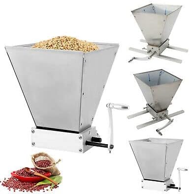 Verstellbare MalzmüHle Heimbrauer GetreidemüHle SchrotmüHle Crusher Brewers 30Kg Mahlansatz HandmüHl