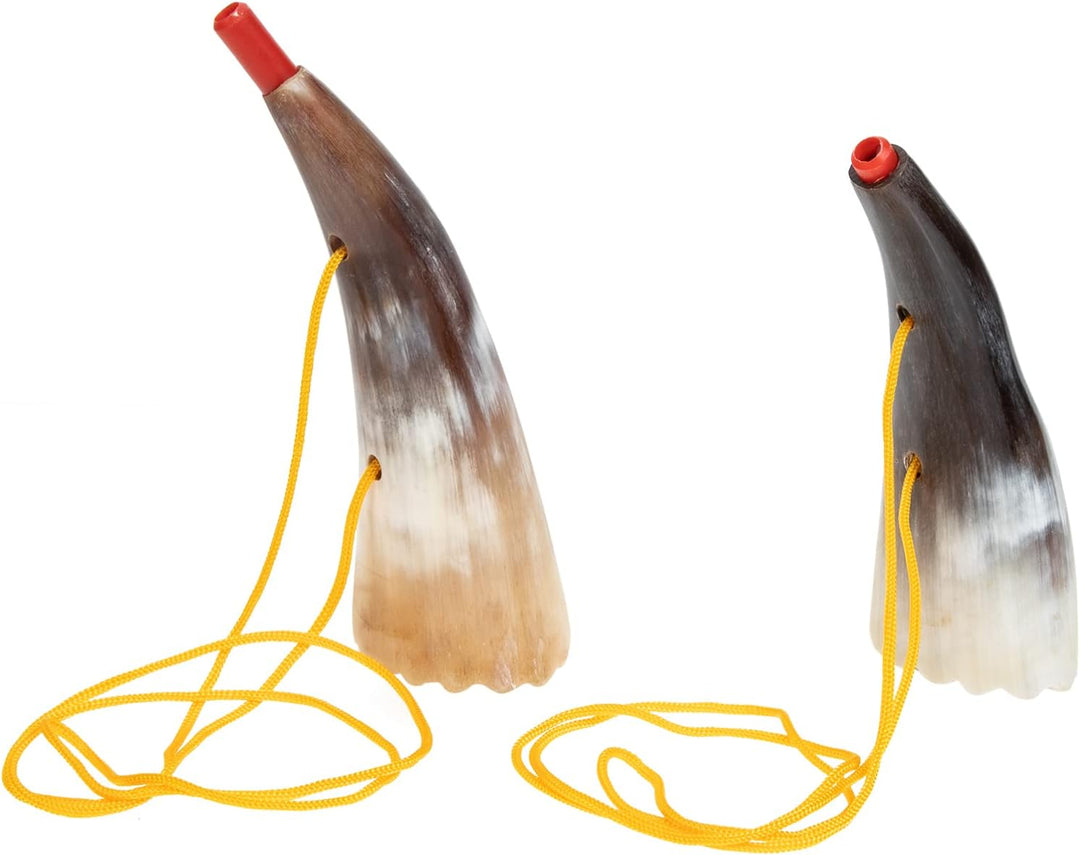 Vaguelly 2 Stücke Kinder Horn Spielzeug Viking Instrument Ox Horn Trompete Party Geräuschemerkehrer