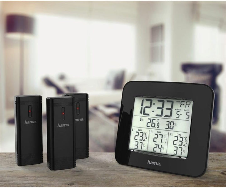 Hama EWS-Trio Noir Batterie