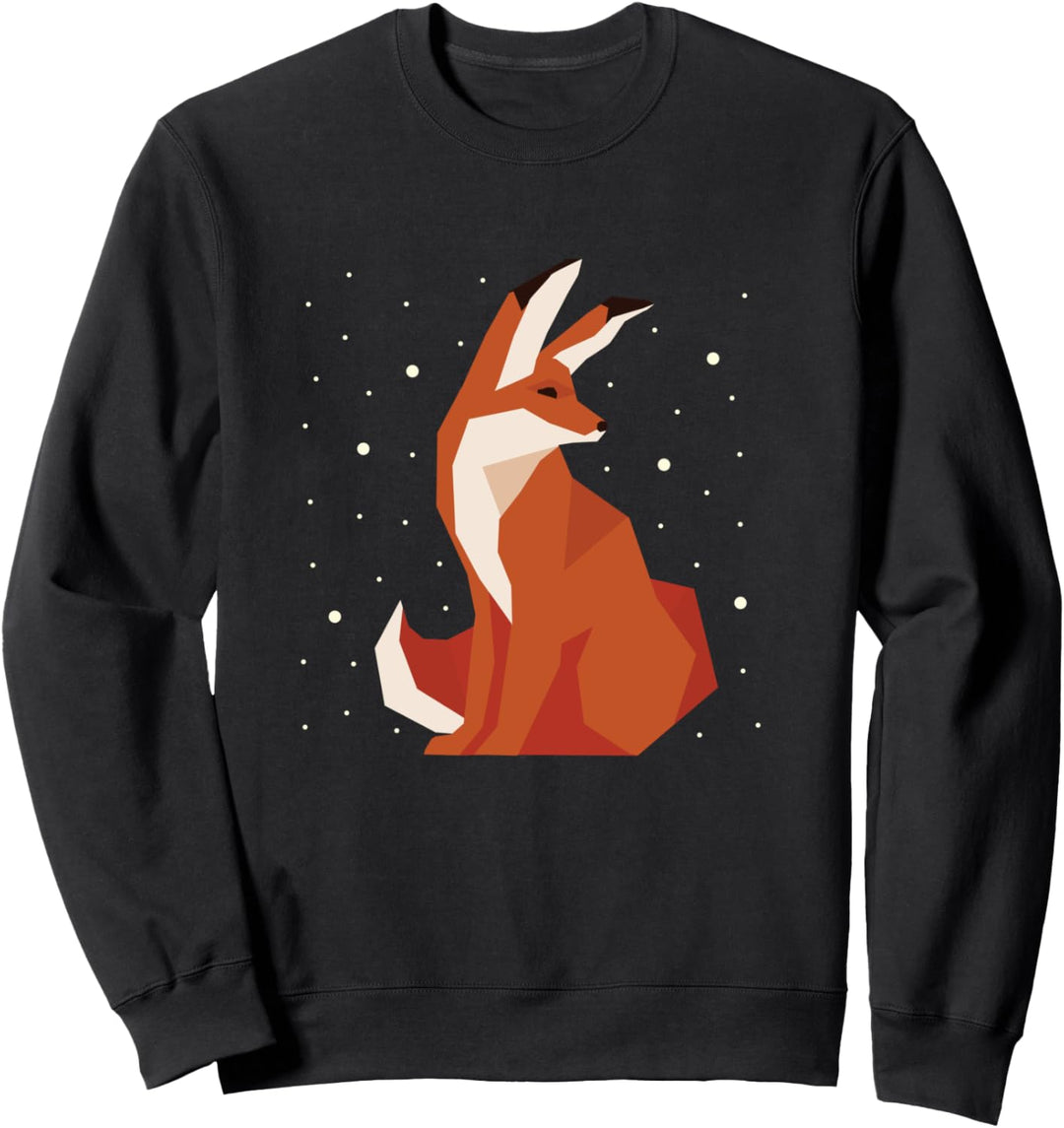 Fennex Fuchs Geometrie Tier Design Lustige Zookeeper Sweatshirt
