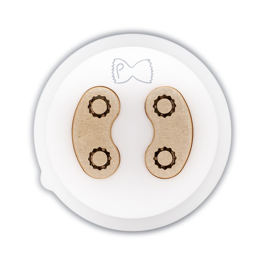 Pastidea - Matrize aus Bronze und POM Curvo Rigato kompatibel mit Philips Pasta Maker Avance und Ser