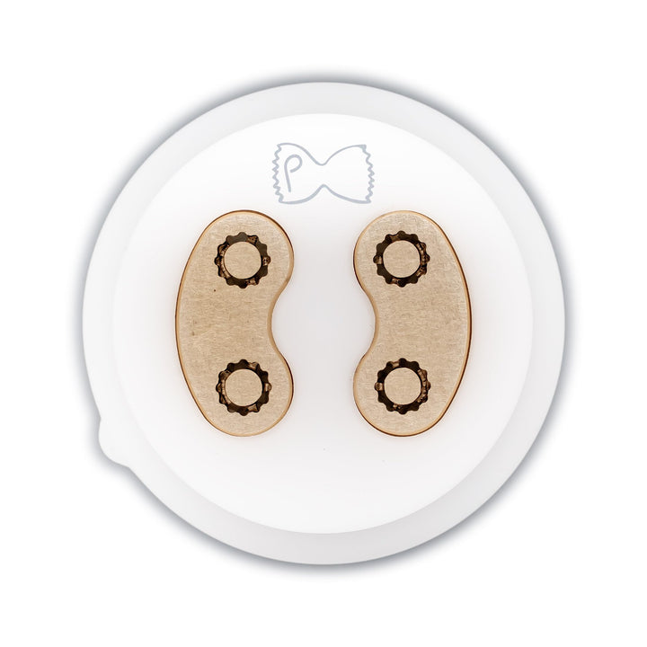 Pastidea - Matrize aus Bronze und POM Curvo Rigato kompatibel mit Philips Pasta Maker Avance und Ser