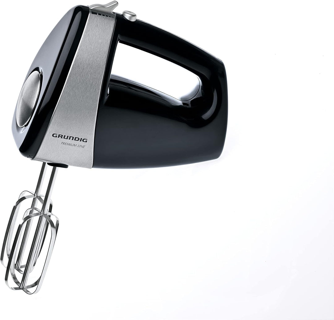 Grundig HM 5040 Premium-Handmixer (300 Watt), schwarz-silber Single, Single