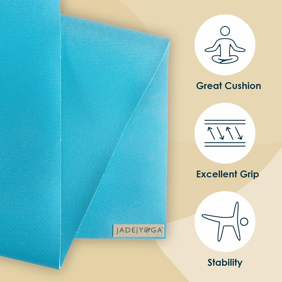 JADE YOGA - Harmony Yoga Mat - Yoga Mat Designed to Provide A Secure Grip to Help Hold Your Pose Him