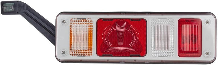 HELLA - Heckleuchte "Krone" - Hybrid - 24V - Anbau/geschraubt - Lichtscheibenfarbe: glasklar - Steck