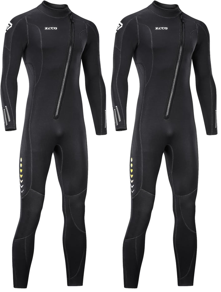 Ultra-Stretch-Neoprenanzug, 3 mm, Frontreissverschluss, Ganzkörper-Tauchanzug, Einteilig, für Männer