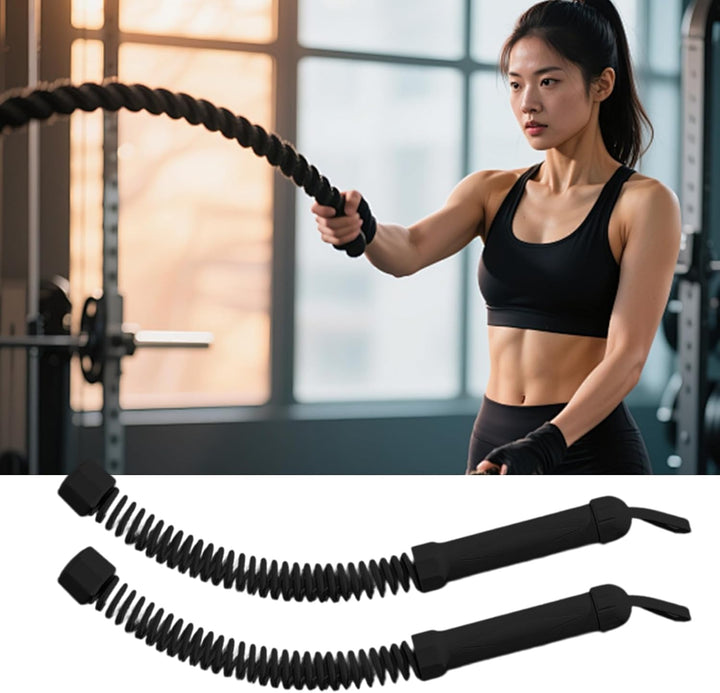Generisch 2 Battle Ropes Ohne Seil, Seillose Kampfseile, Muskelaktivierung & Ganzkörpertraining Fitn