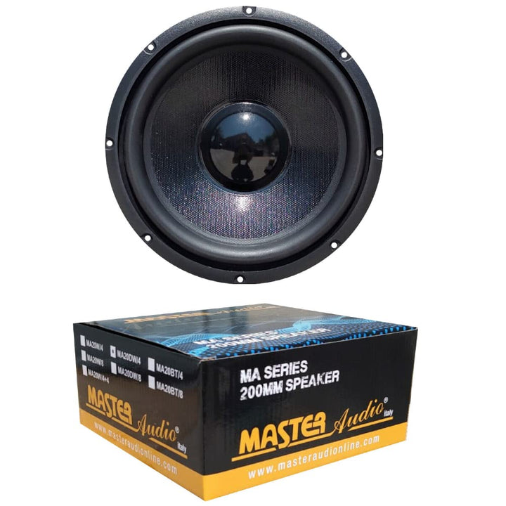 MASTER AUDIO 1 MA20DW/4 professioneller Woofer Lautsprecher 20 cm 200 mm 8" 150 Watt RMS und 300 Wat