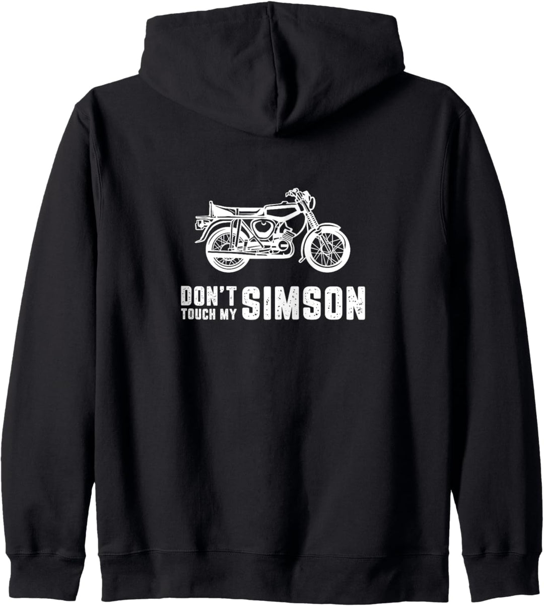 Dont touch my Simson Suhl Simme Zweitaktmotor 2 Takt Liebe Kapuzenjacke