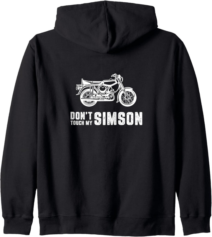 Dont touch my Simson Suhl Simme Zweitaktmotor 2 Takt Liebe Kapuzenjacke