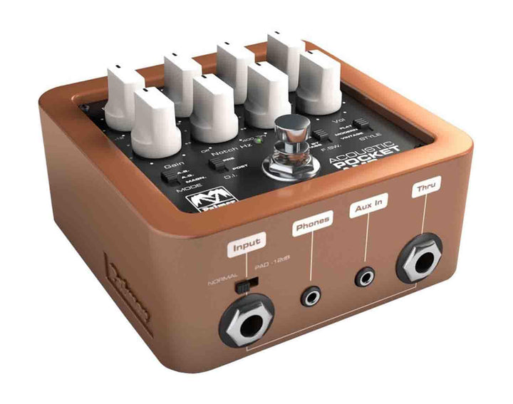 Palmer POCKET AMP ACOUSTIC - Portabler Preamp für Akustische Saiteninstrumente Akustik, Akustik