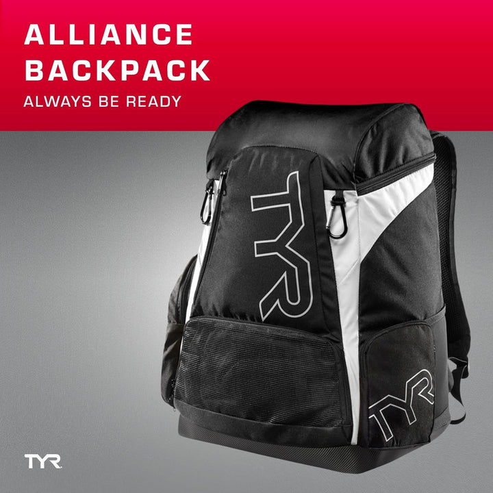 TYR Unisex Alliance Backpack Rucksäcke (1er Pack), Marineblau / Rot