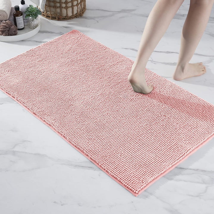 Badematte rutschfest | Als Badteppich Set kombinierbar | Badezimmer-Teppich Bad-Vorleger waschbar au