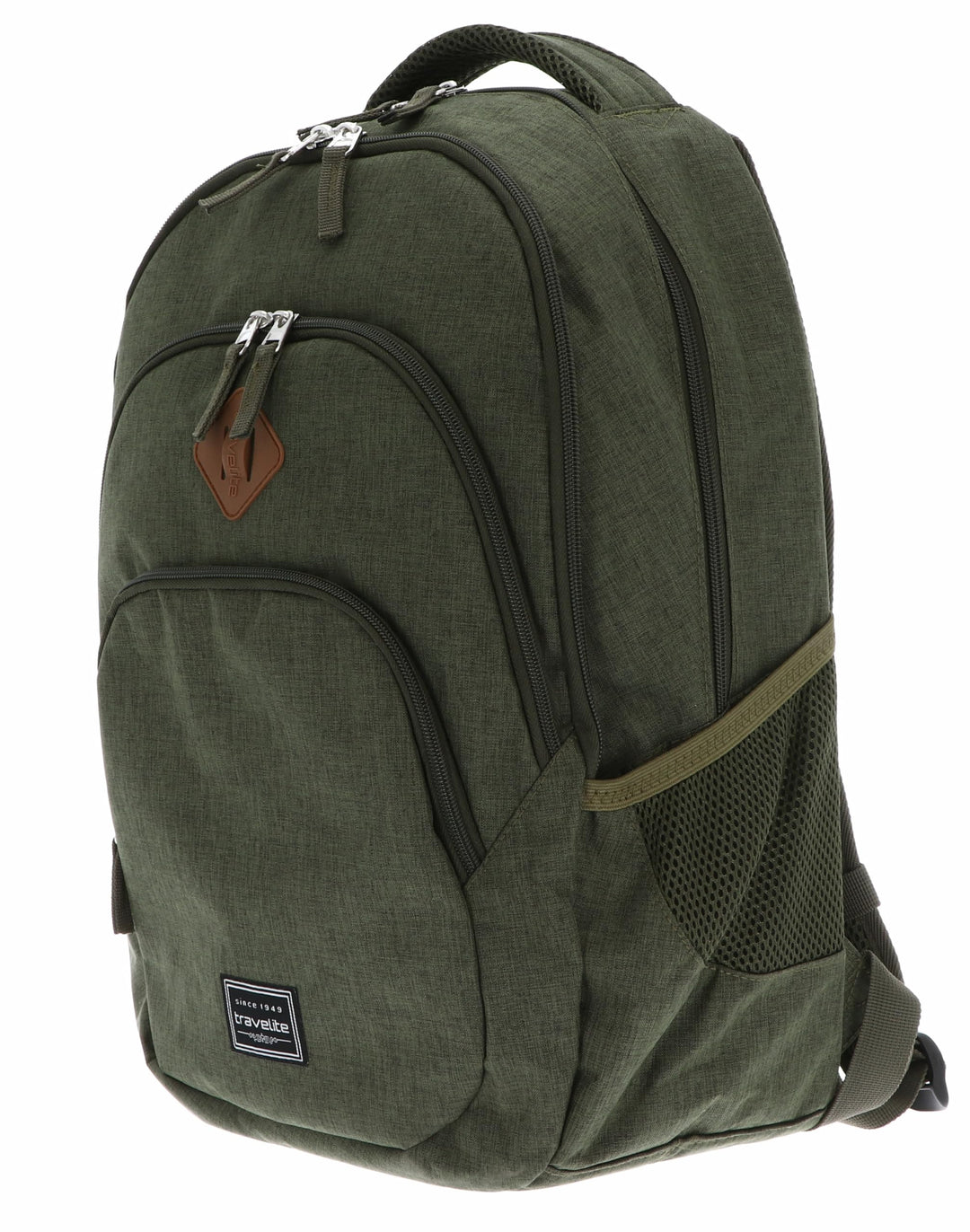 Travelite Handgepäck Rucksack, Laptop Rucksack 15,6 Zoll, BASICS, Daypack, Tagesrucksack mit vielen