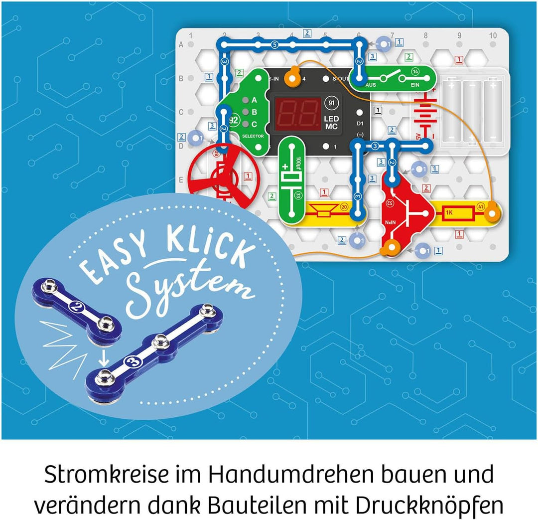 KOSMOS 620998 Easy Elektro - Games, Spielerisches Lernen über Stromkreise beim Programmieren von Min