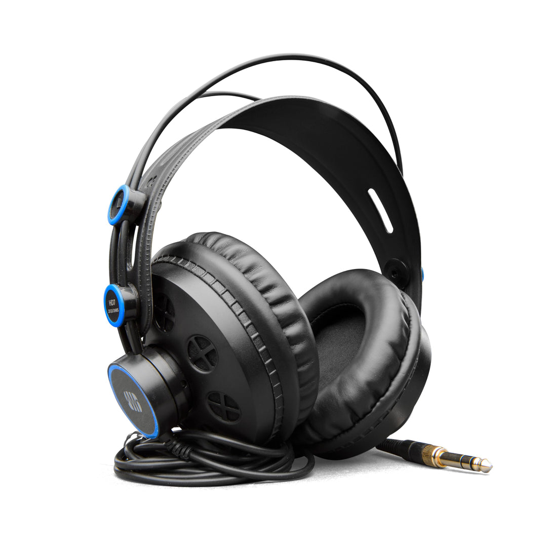 PreSonus HD7 Halboffener Studiokopfhörer für Aufnahme, Wiedergabe und Überwachung, Streaming und Pod