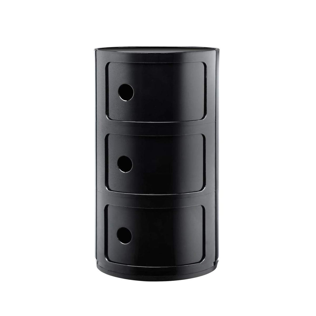 Kartell 496709 Container Componibili schwarz Modern Schwarz, Modern Schwarz