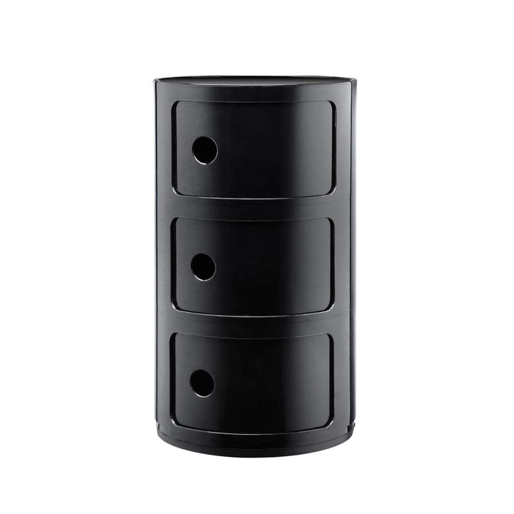 Kartell 496709 Container Componibili schwarz Modern Schwarz, Modern Schwarz