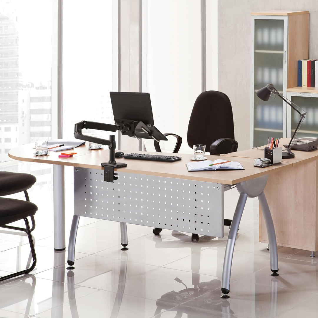 Ergotron 50-193-200 LX Notebook and Dual Desk Mount Arms schwarz