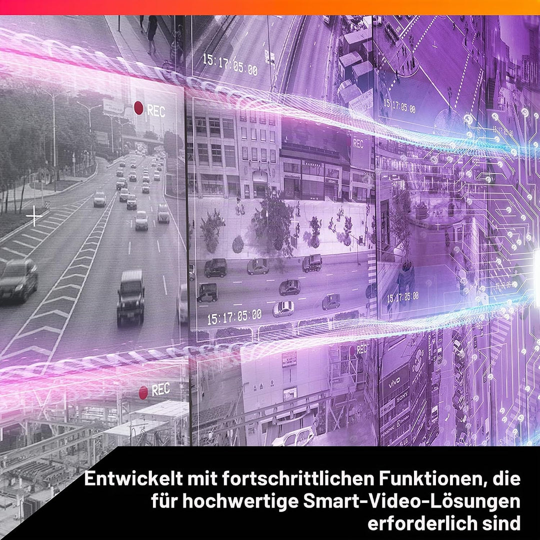 WD Purple Pro interne Festplatte 8 TB (3,5 Zoll, OptiNAND, 550 TB/Jahr Workload-Rate, 512 MB Cache,