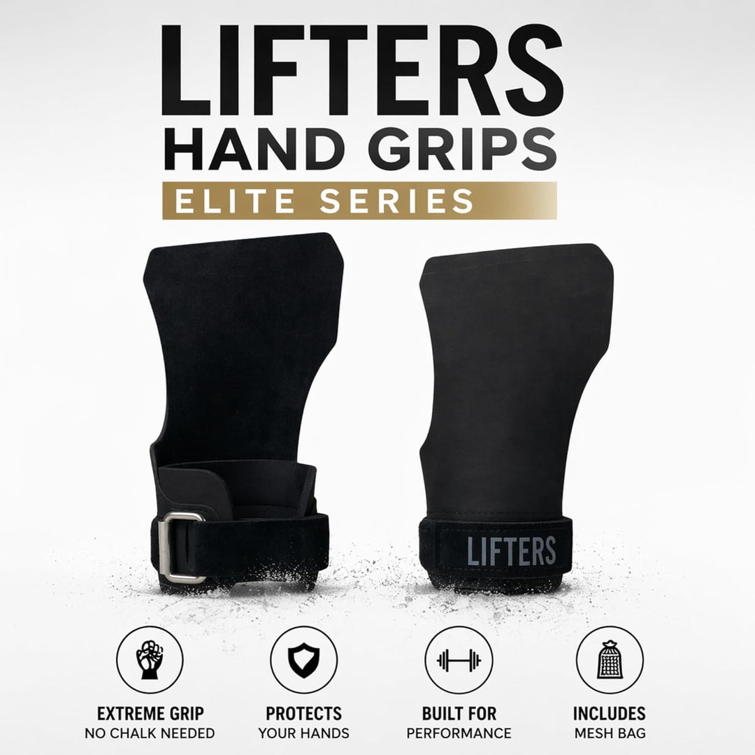 Lifters Hand Grips Elite Series – Starker Grip ohne Chalk – CrossFit & Functional Fitness Griffpolst