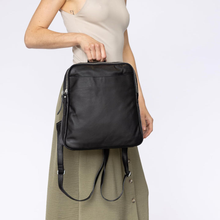 Gusti Rucksack Leder - Kelly Cityrucksack Lederrucksack Daypack Tagesrucksack Minirucksack klein Dam