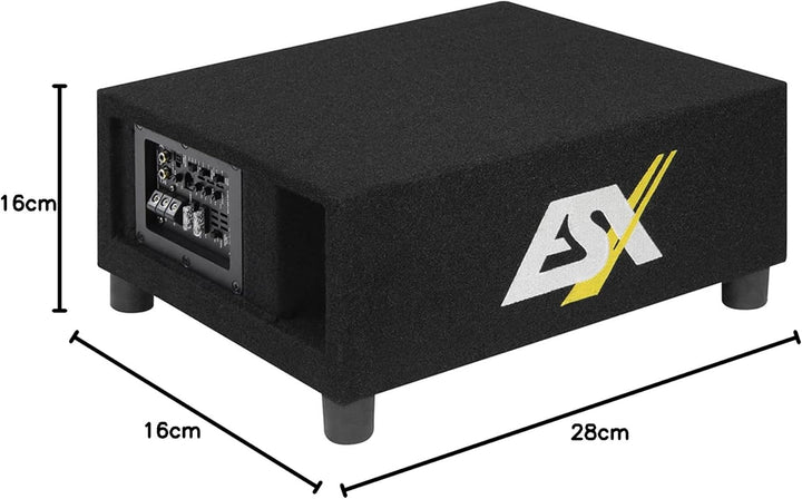 ESX QXB6A - 16,5 cm (6.5') Aktiv-Subwoofer-System (Bassreflex)