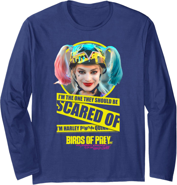 Birds of Prey Harley Quinn Scared Of Langarmshirt