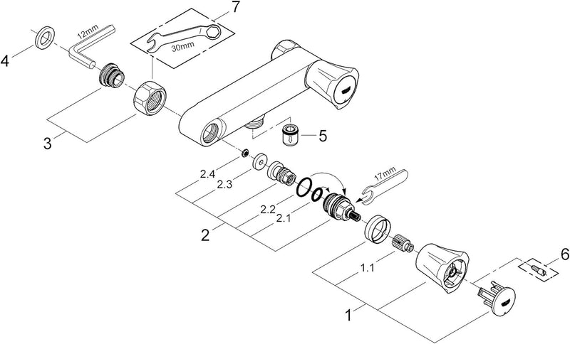 Grohe Costa L, Brause ohne S-Anschl.ds, Silber Sonstige, Sonstige