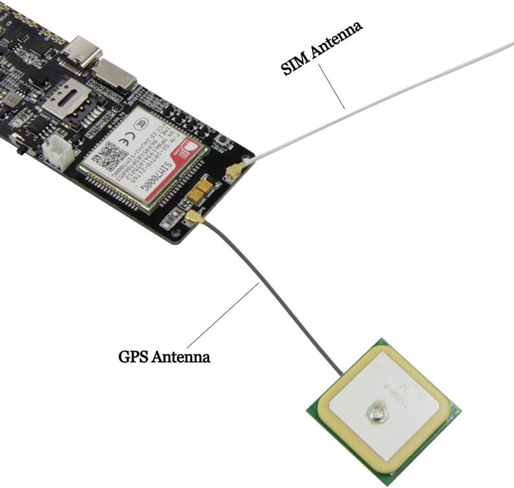 LILYGO T-SIM7000G Solar Ladegerät ESP32-WROVER-B Chip 2G(GSM) NB SIM GPS Antenne CH9102F 16MB TTGO E